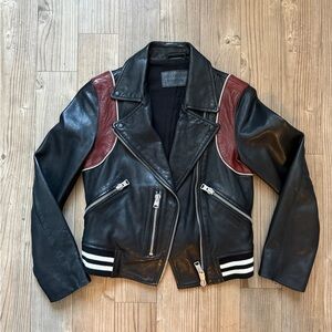 All Saints Panel Balfern Leather Jacket